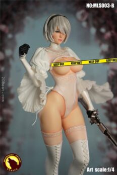 Mô hình tĩnh 1/4 Moonlight Studio MLS003B YoRHa 2B White Wedding Ver