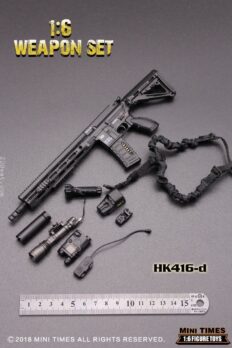 1/6 Scale MiniTimes HK416 PUBG Guns Model Toy 6 Styles